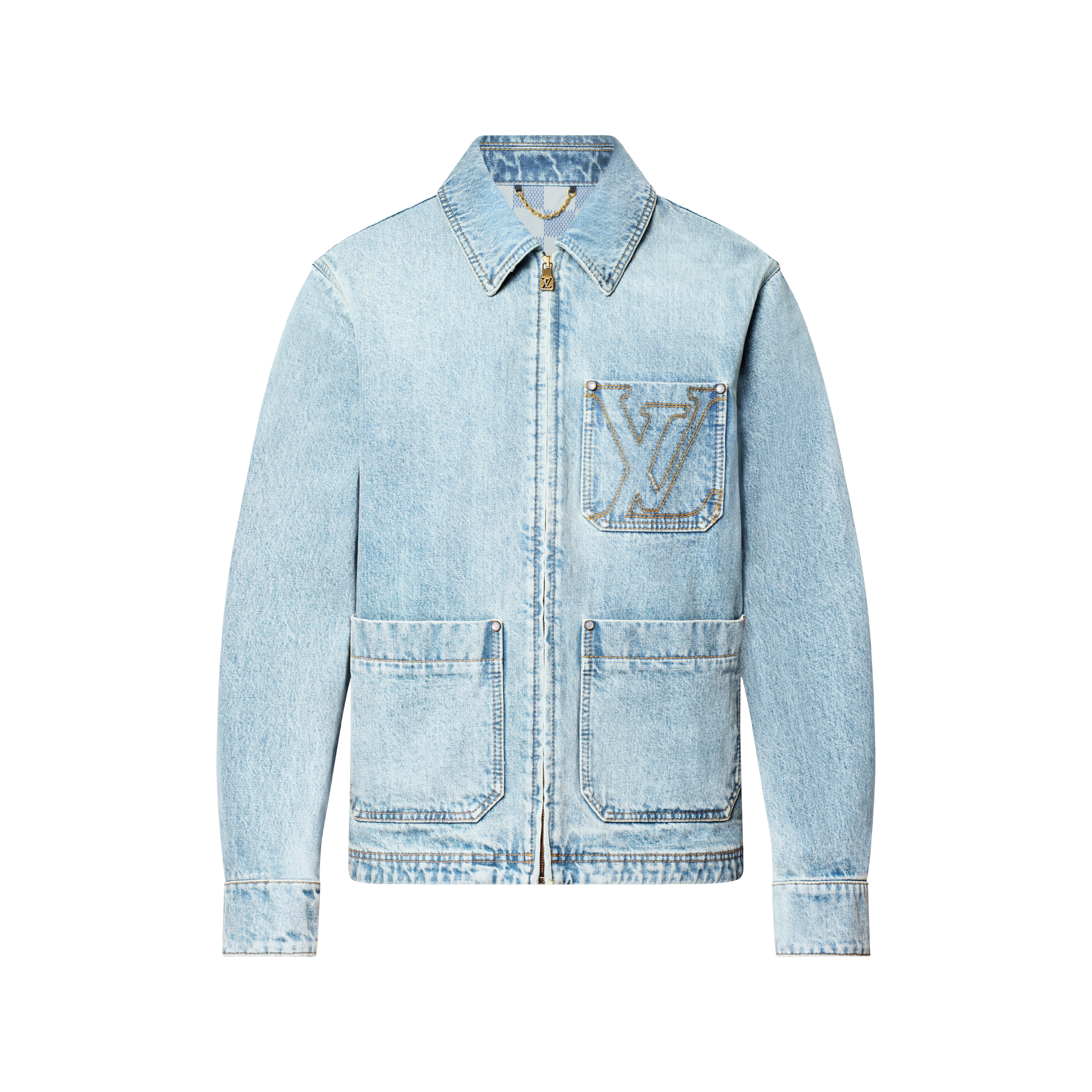 Jaqueta Jeans Utilitária com Assinatura LV - Ready-to-Wear | LOUIS
